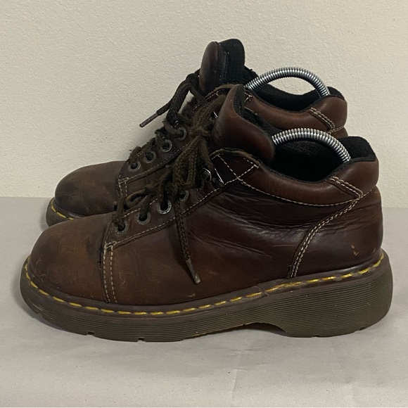 Doc Martens Boots Women’s 10 Brown Leather 8542 Ankle Lace-Up Boots Toya Boots - Picture 7 of 16